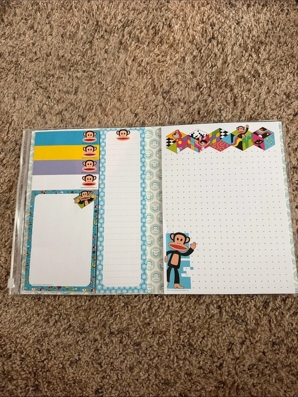 Paul Frank Sticky Notes & Flags Set